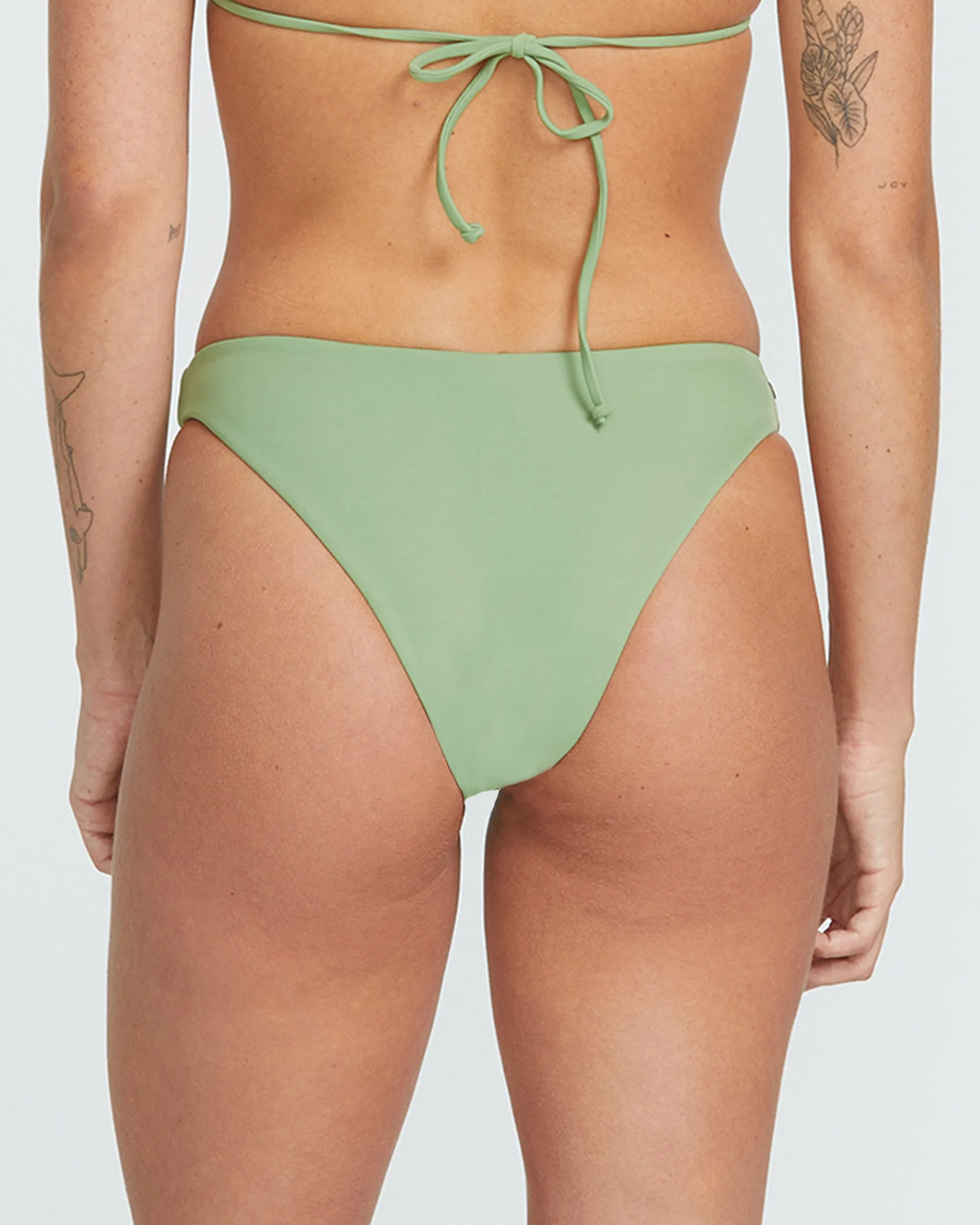 Simply Seamless Skimpy Bikini Bottom - GRASS GREEN