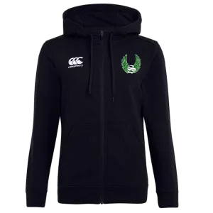 Sirens Canterbury Women's Black  Full Zip Rugby Hoodie