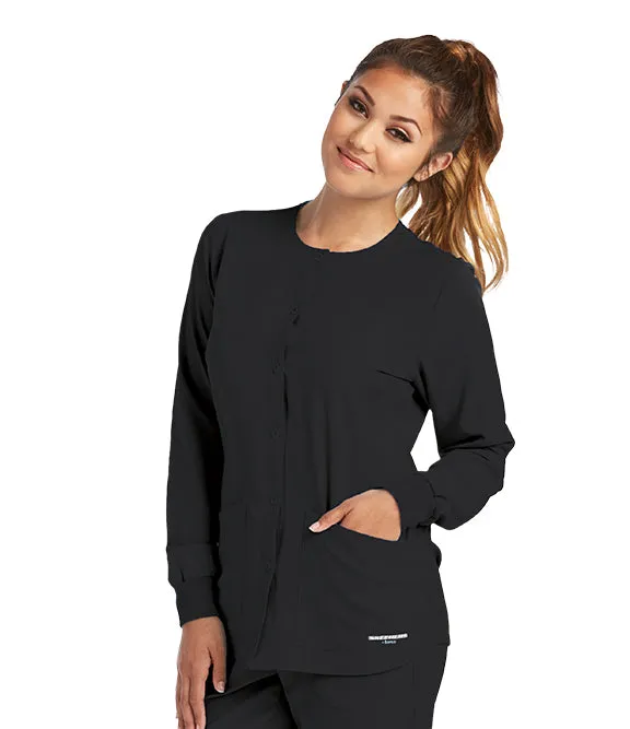 SKECHER'S WOMEN'S 2 POCKET SNAP FRONT WARM UP JACKET