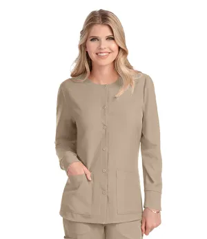 SKECHER'S WOMEN'S 2 POCKET SNAP FRONT WARM UP JACKET