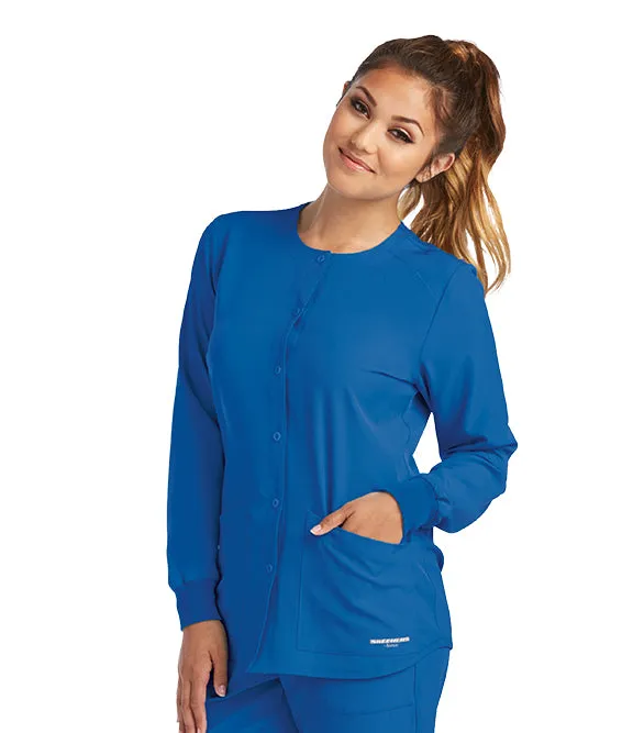 SKECHER'S WOMEN'S 2 POCKET SNAP FRONT WARM UP JACKET