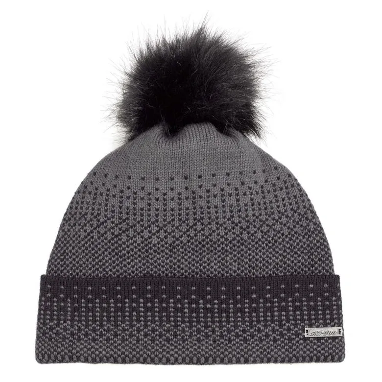 Ski-Doo Women's Faux-Fur Pom-Pom Beanie