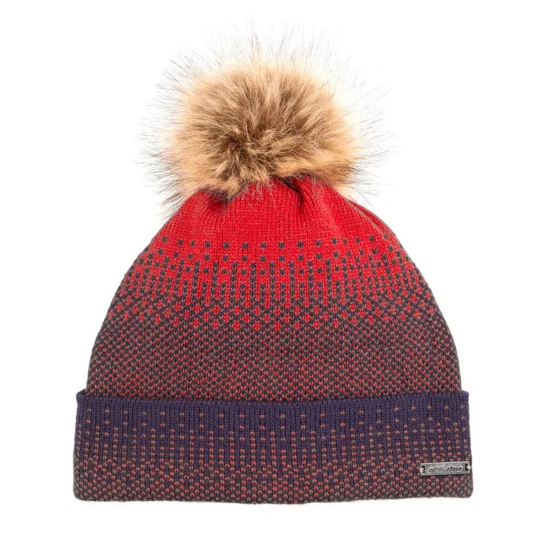 Ski-Doo Women's Faux-Fur Pom-Pom Beanie