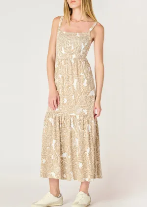 Smocked Midi Dress