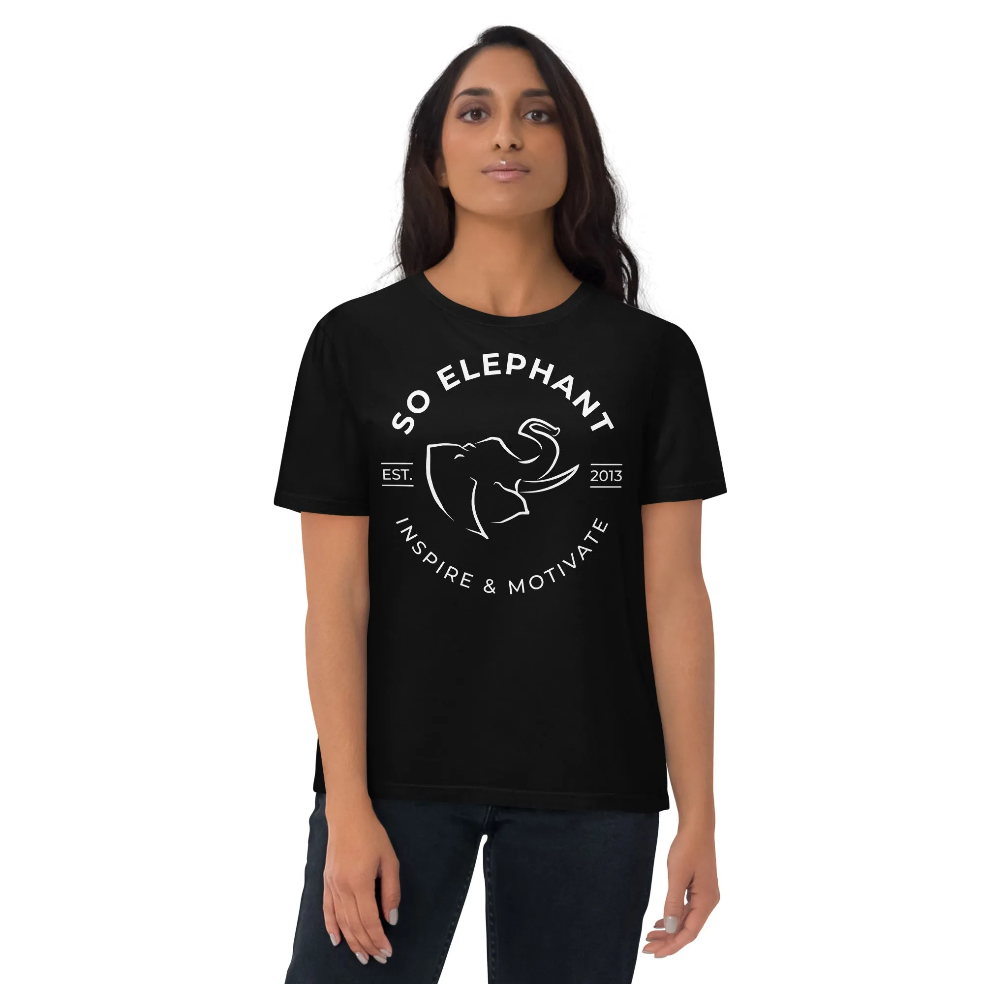 SO ELEPHANT WOMEN'S "INSPIRED LIVING" T-SHIRT