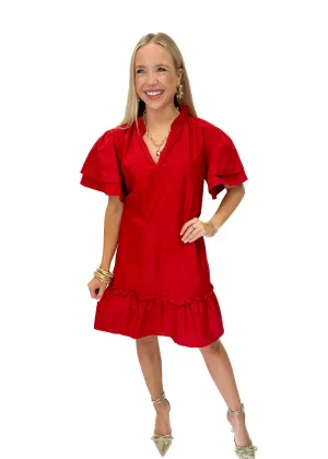 Sofia Jael Dress - Red