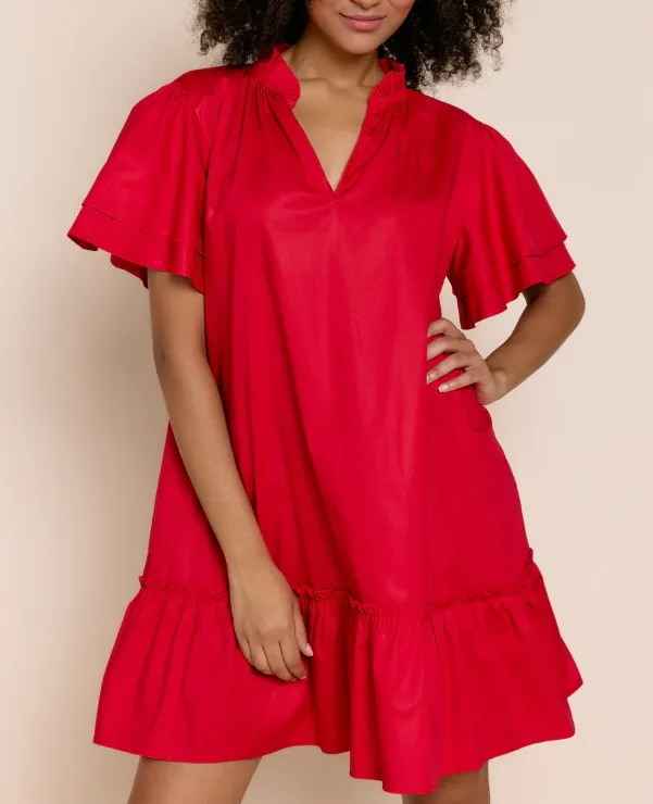 Sofia Jael Dress - Red