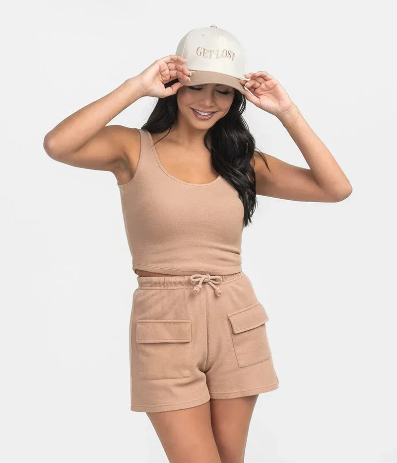 Southern Shirt Two Tone Trucker Hat - Warm Taupe