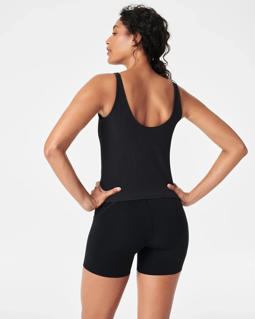 SPANX | Ribbed 2 in 1 Tank {Very Black}
