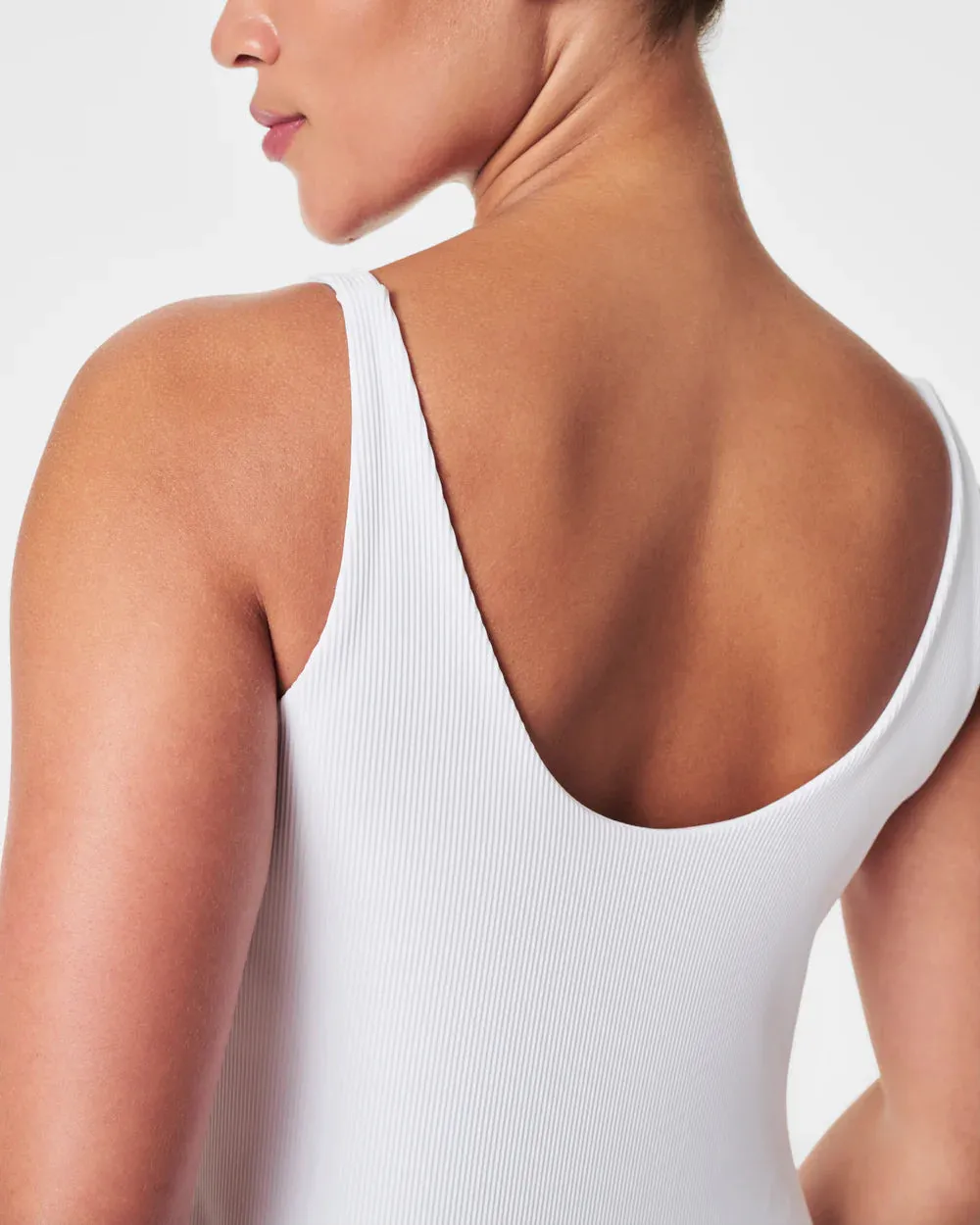 SPANX | Ribbed 2 in 1 Tank {Vivid White}
