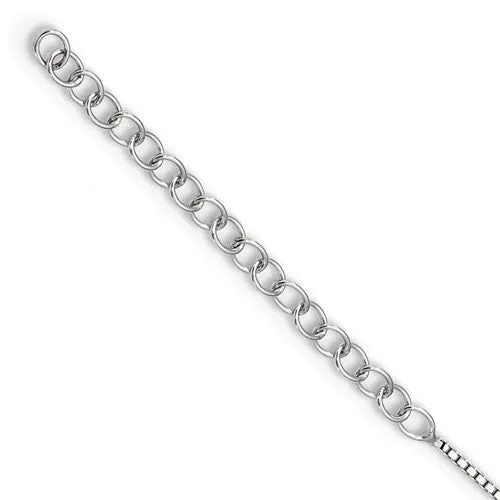 Sterling Silver Black and White Diamond Pendant Necklace