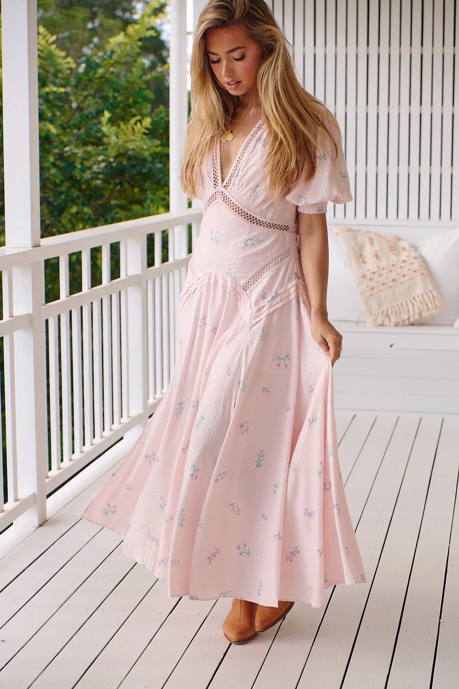 Still in love Maxi- Pink Combo ~ Free People