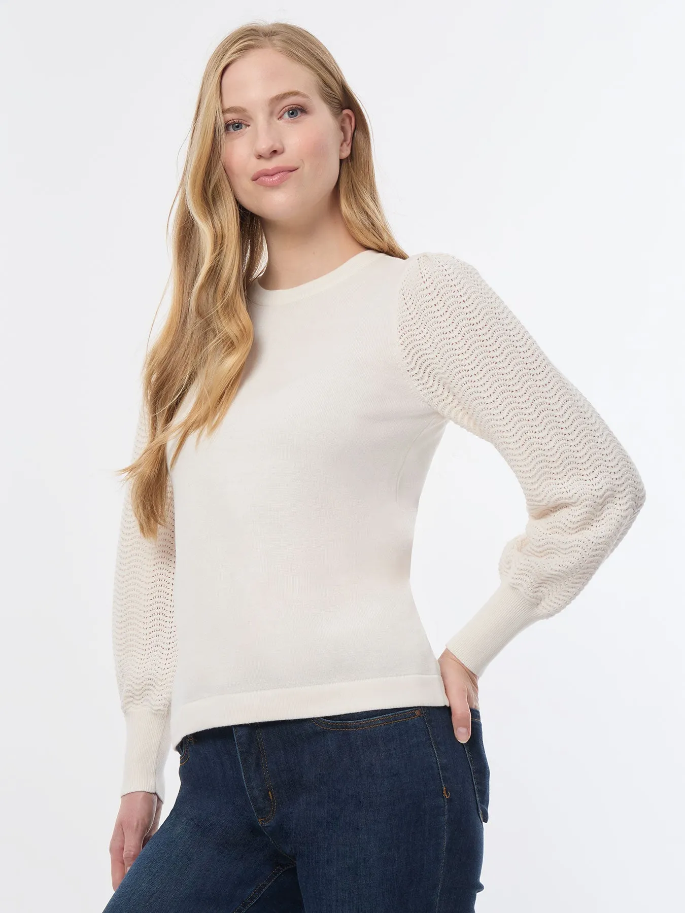 Stitch Sleeve Sweater