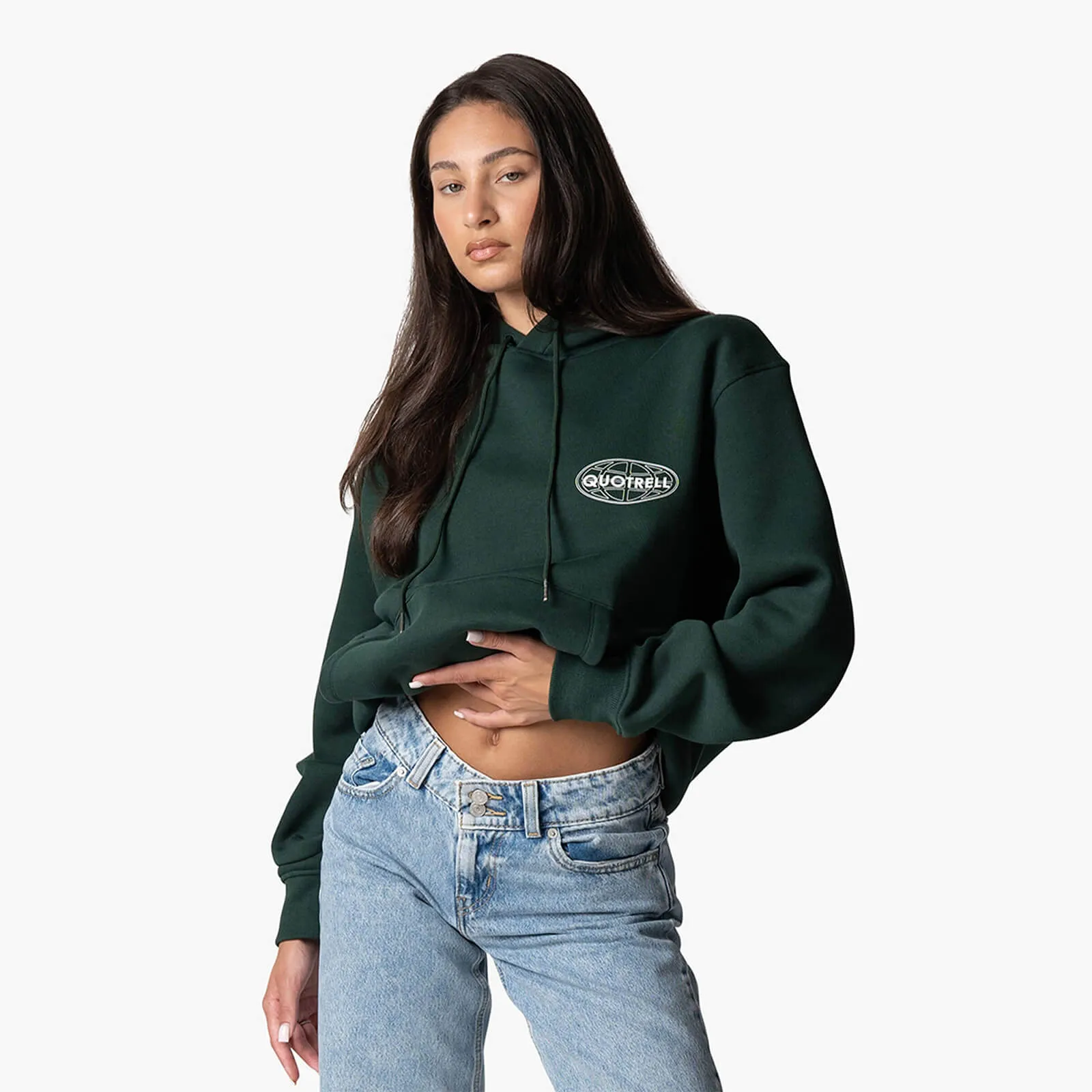 STRATIX HOODIE | PETROL/WHITE