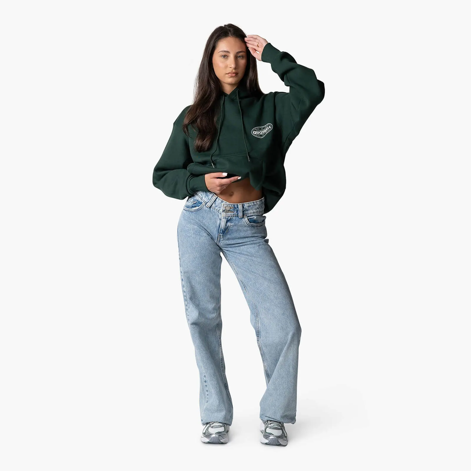 STRATIX HOODIE | PETROL/WHITE