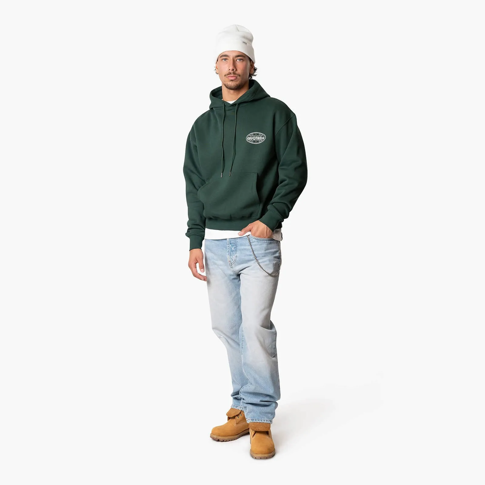 STRATIX HOODIE | PETROL/WHITE
