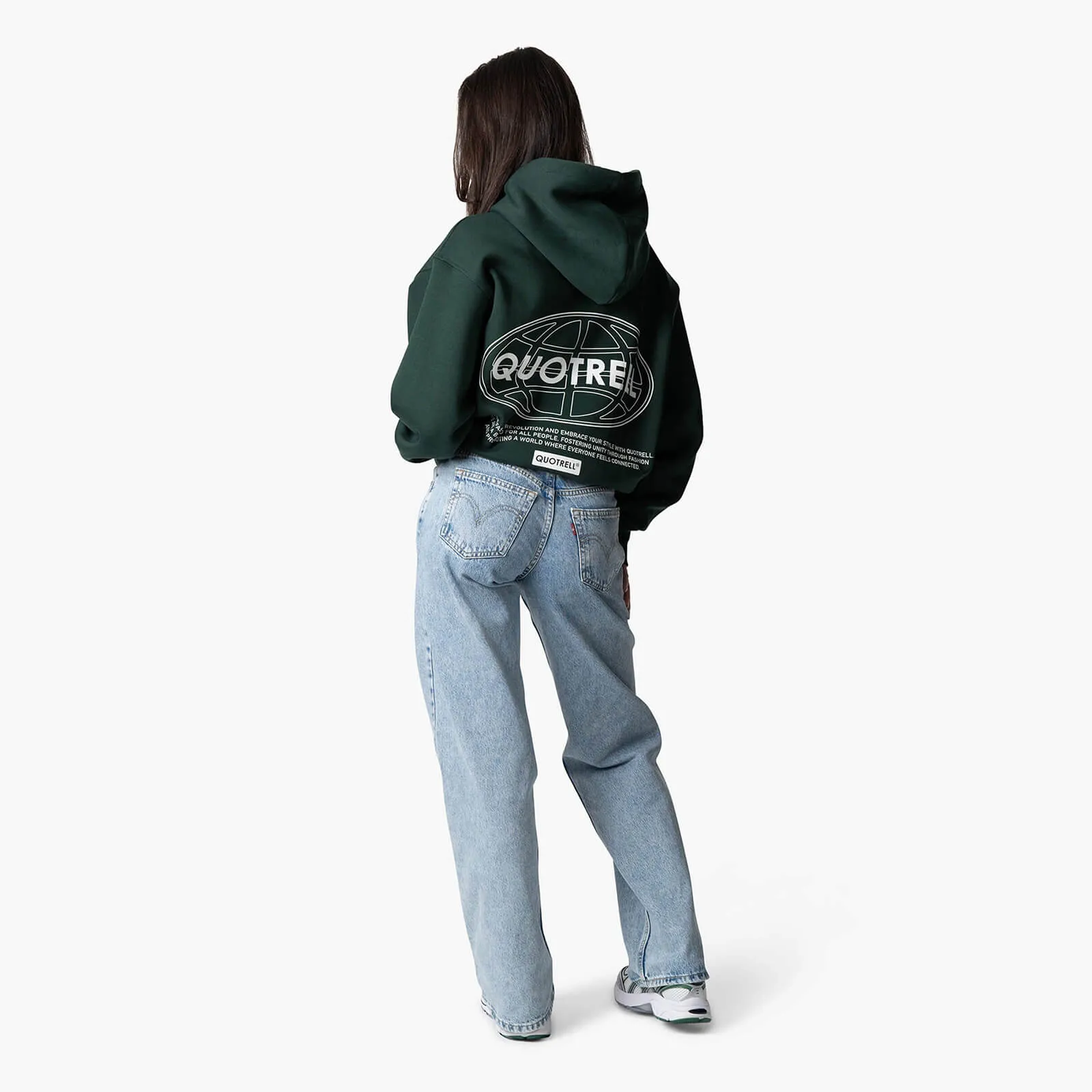 STRATIX HOODIE | PETROL/WHITE