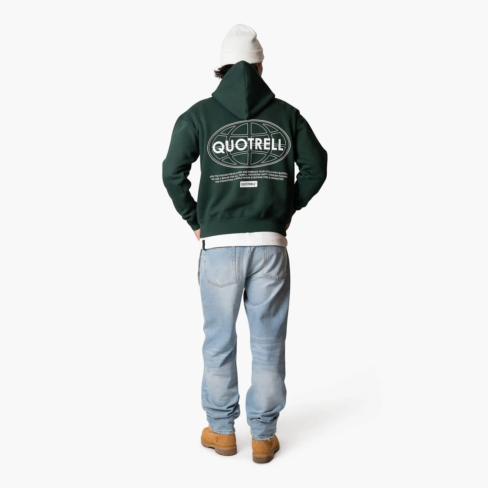 STRATIX HOODIE | PETROL/WHITE