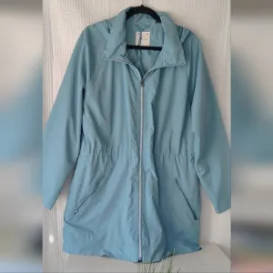 Style &amp; Co. Women's Smoke Blue Packable Anorak  Size XL