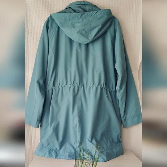 Style &amp; Co. Women's Smoke Blue Packable Anorak  Size XL