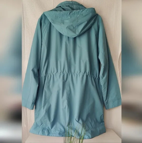 Style &amp; Co. Women's Smoke Blue Packable Anorak  Size XL