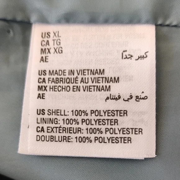Style &amp; Co. Women's Smoke Blue Packable Anorak  Size XL