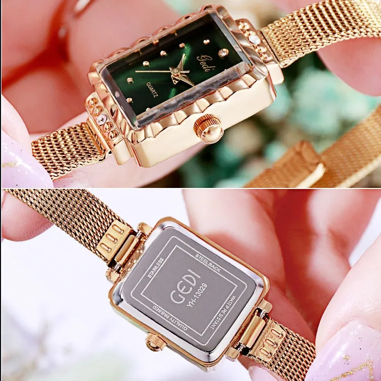 Stylish Square Pattern Women's Watch