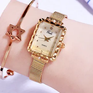 Stylish Square Pattern Women's Watch