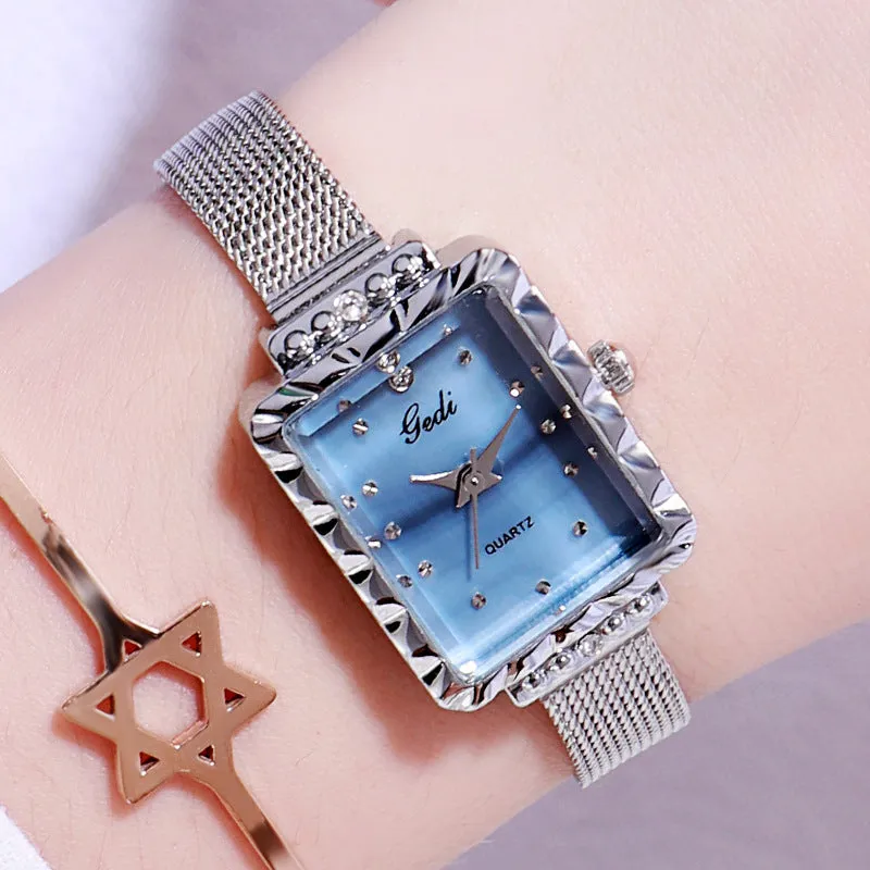 Stylish Square Pattern Women's Watch
