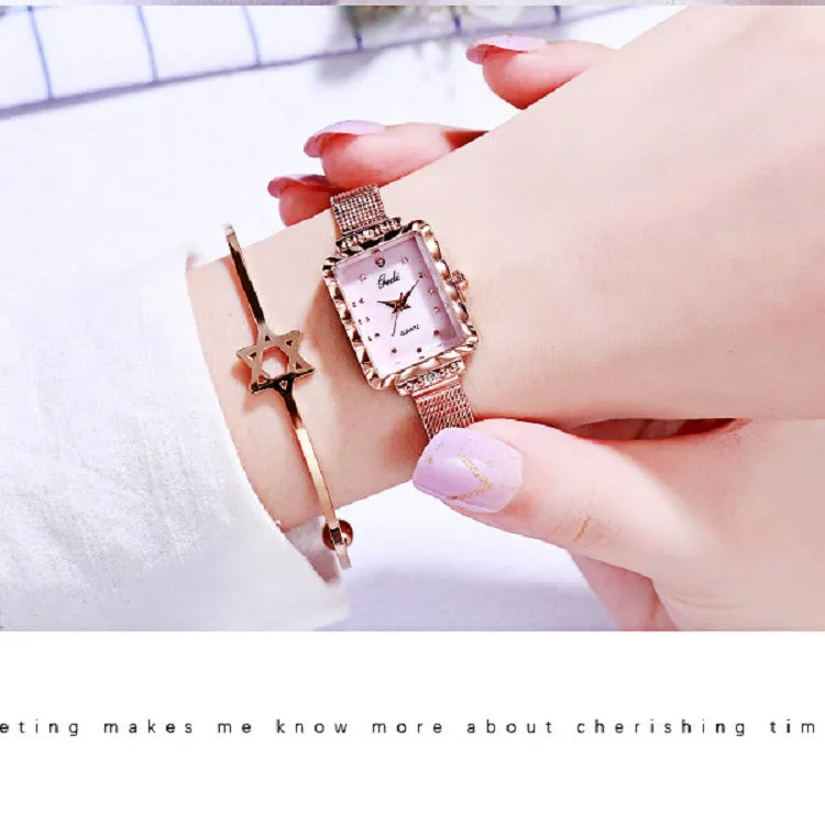 Stylish Square Pattern Women's Watch