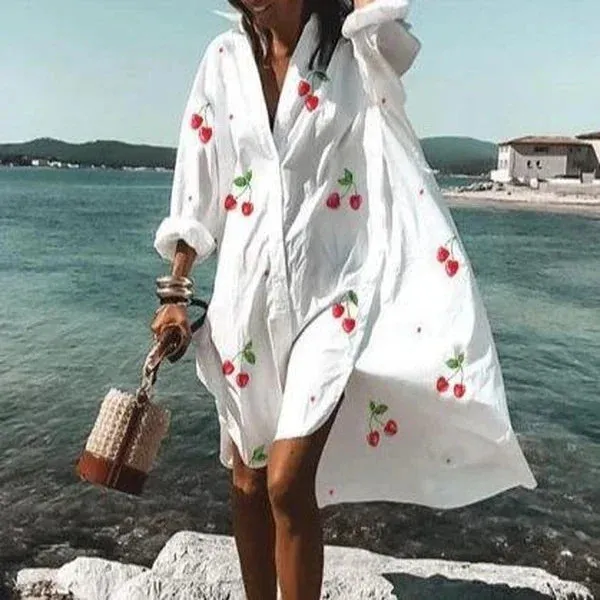 Summer Breeze™ | Women's Midi Dress | Short Sleeve, Casual Classic Style, Lightweight Fabric for Warm Weather