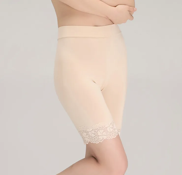 Summer Safety Short Pant Elastic Anti Chafing Lace Shorts