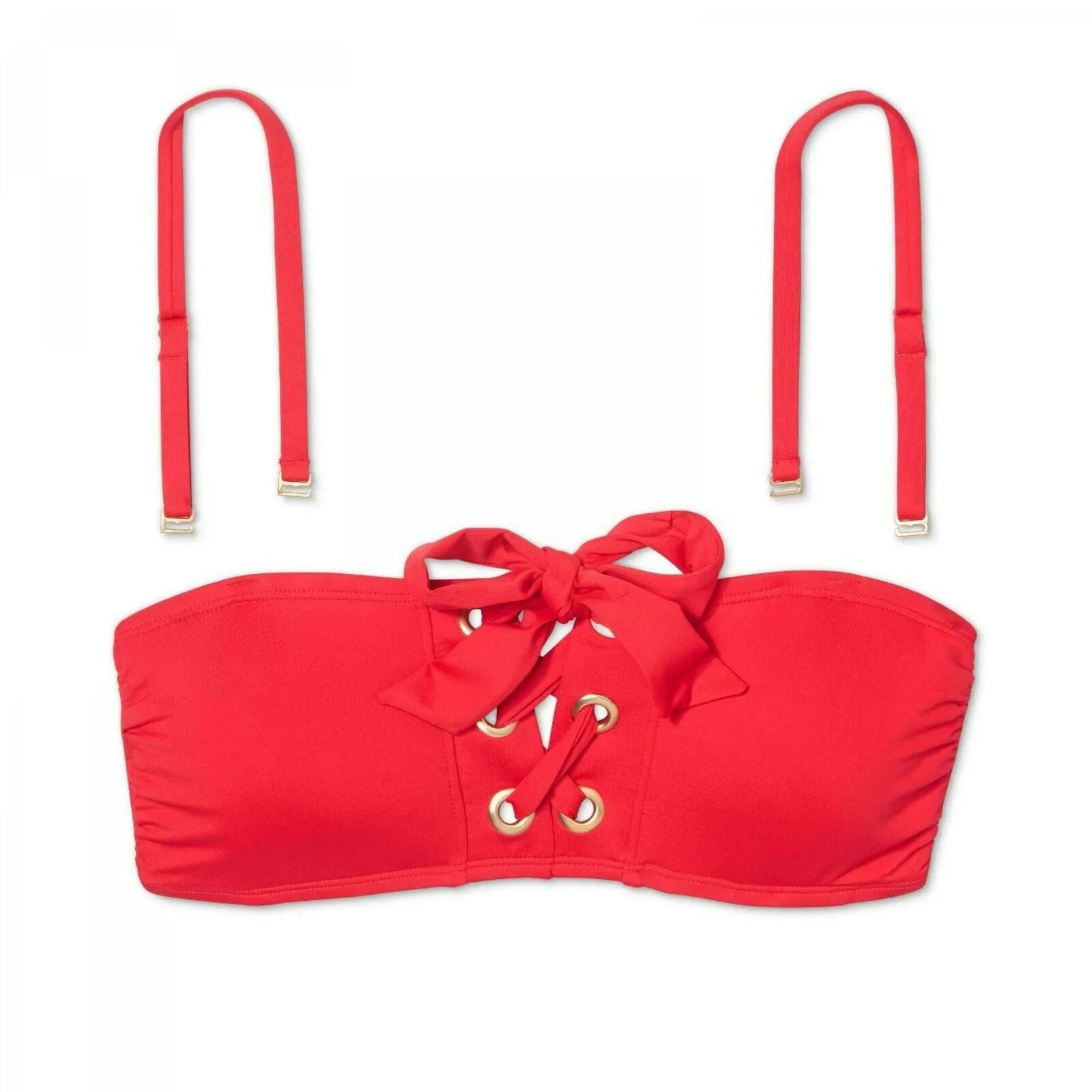 Sunn Lab Swimwear Women's Grommet Bandeau Bikini Top