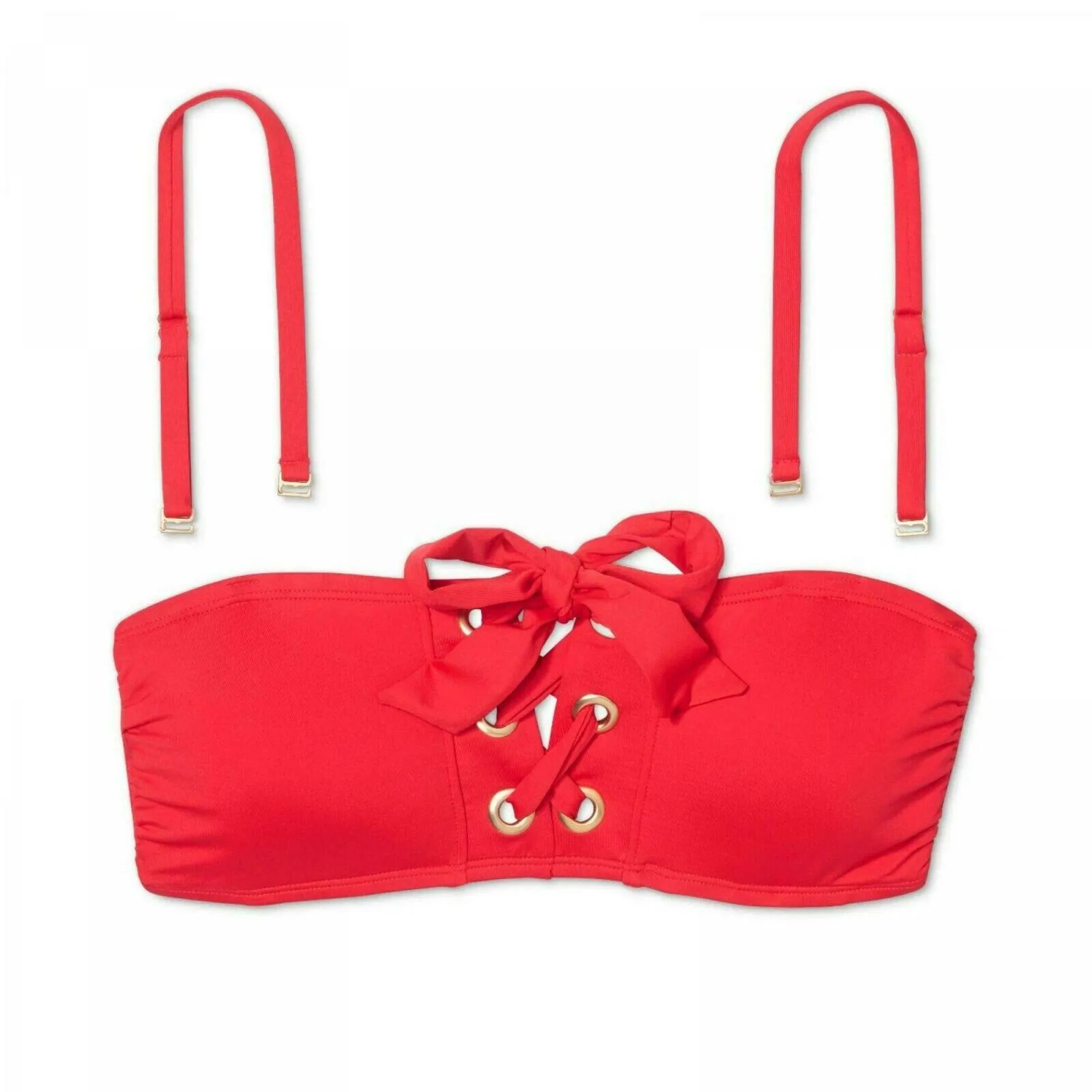 Sunn Lab Swimwear Women's Grommet Bandeau Bikini Top