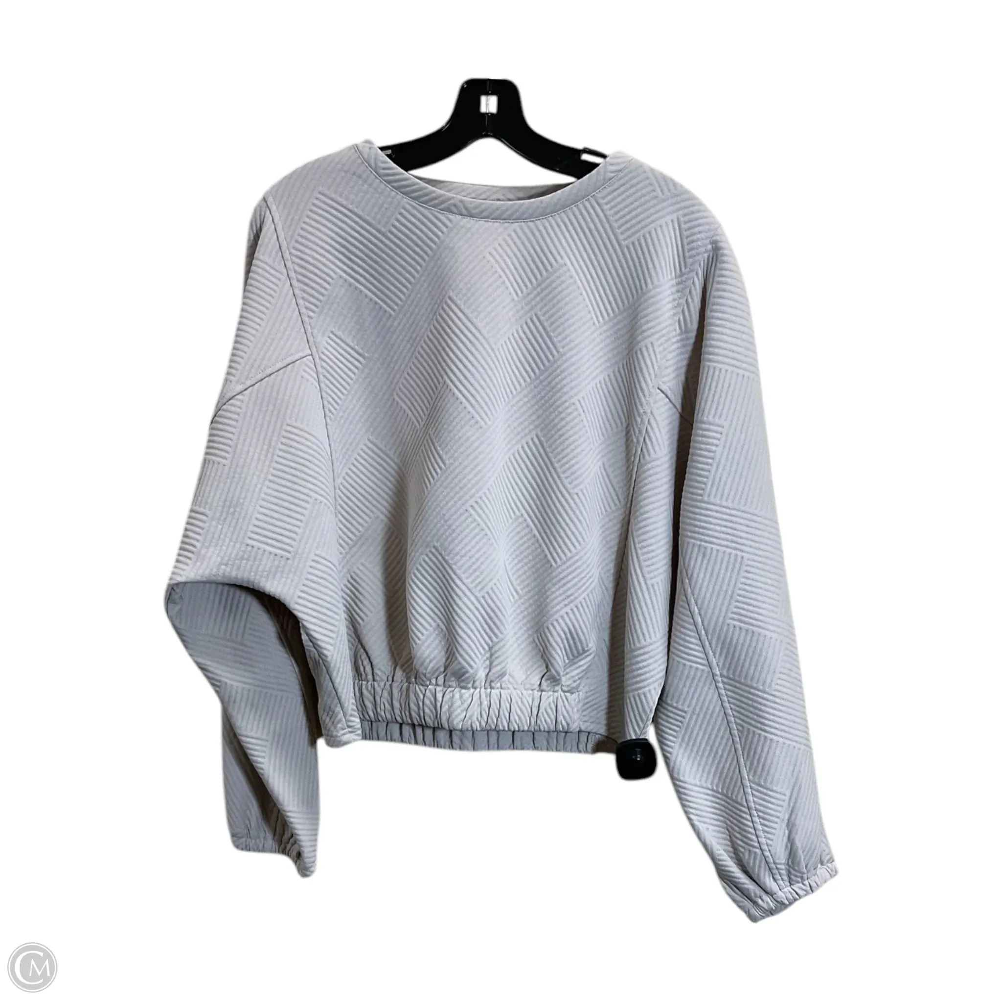 Sweatshirt Crewneck By Clothes Mentor In Beige, Size: L