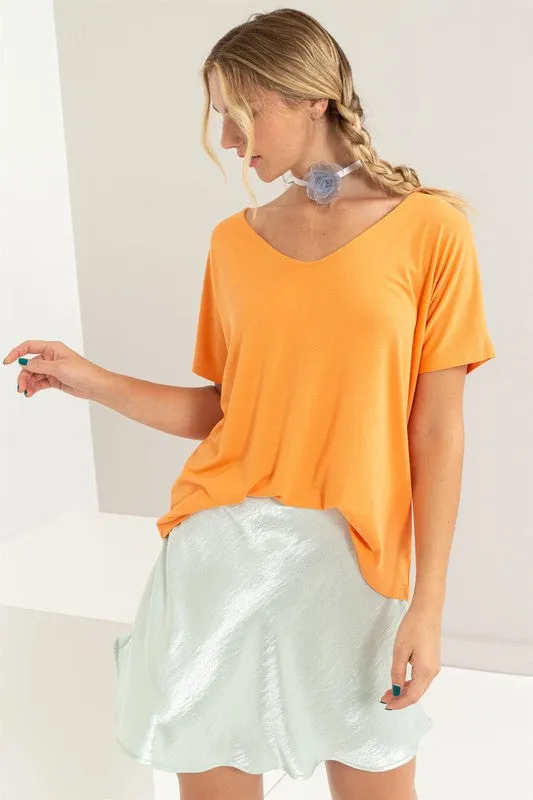 SWEET FEELS DOLMAN  SLEEVE TOP - SHERBERT