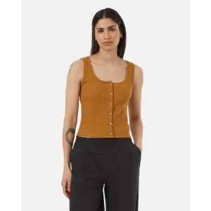 Tentree Women's Rib Button Front Tank