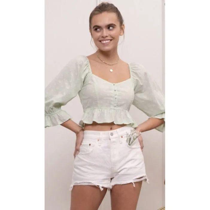Textured dot Top