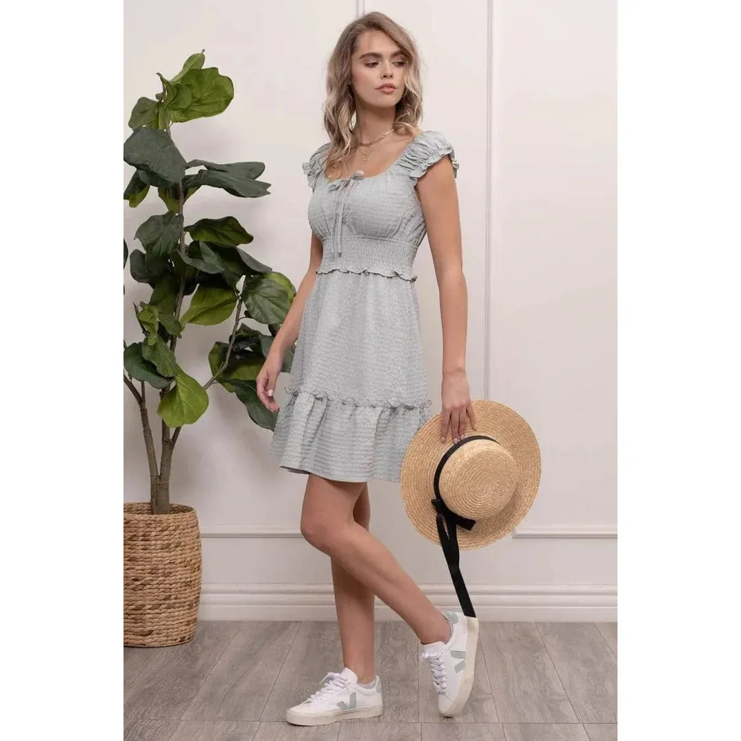 Textured Mini Dress