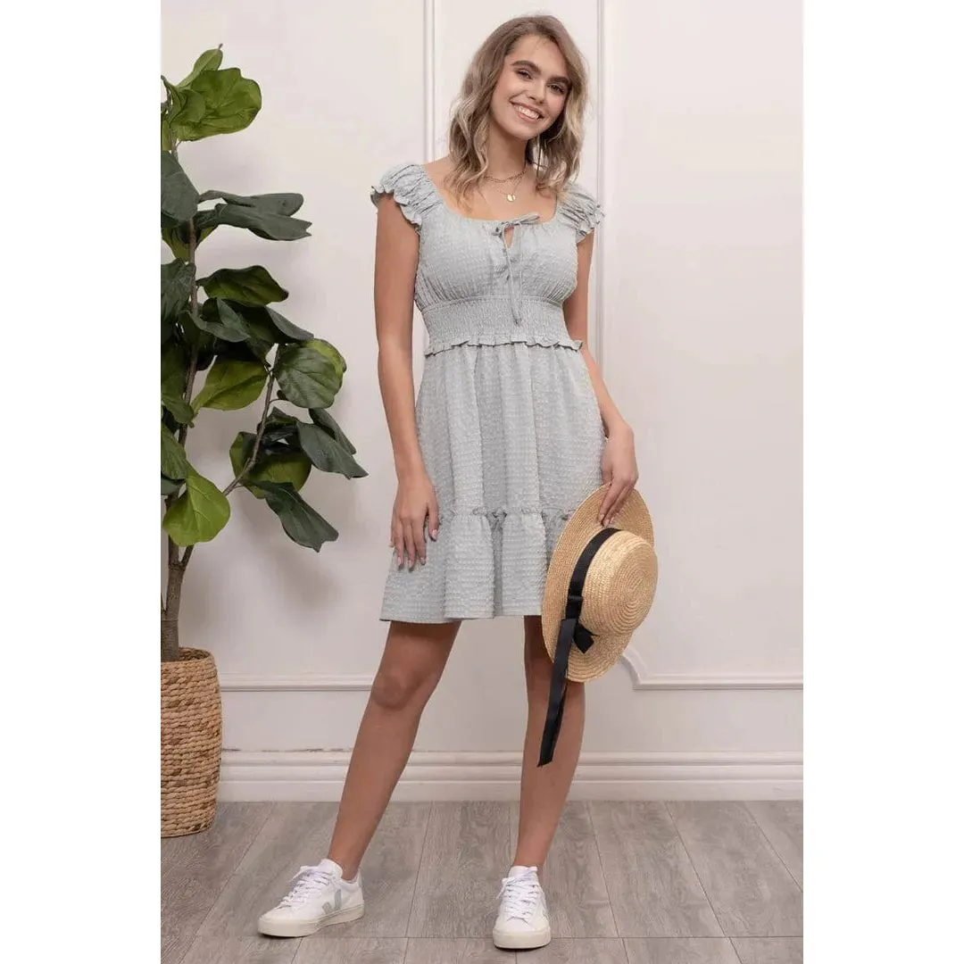 Textured Mini Dress