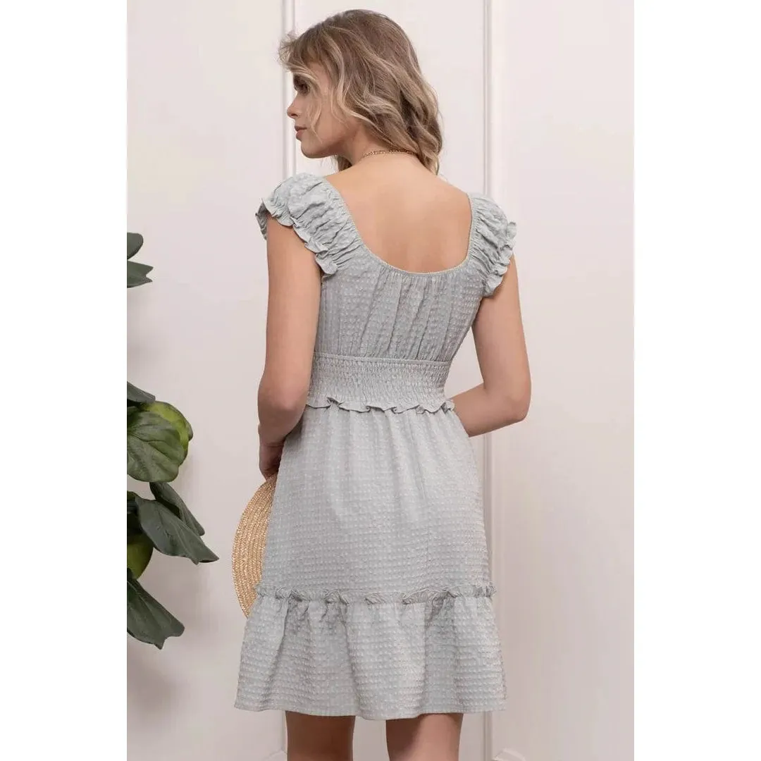 Textured Mini Dress