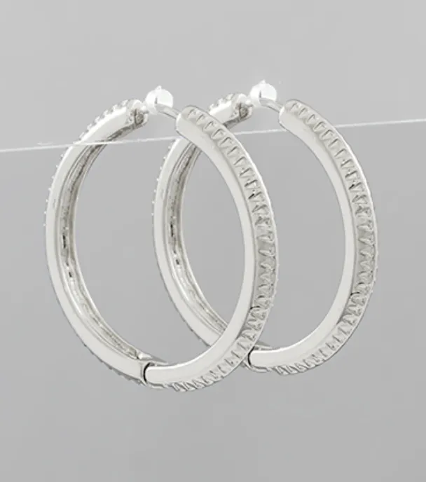Textured Tilly Hoop Earrings