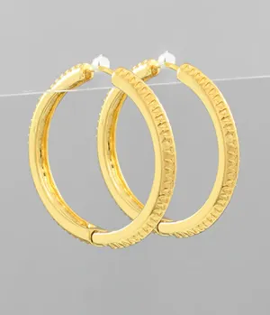 Textured Tilly Hoop Earrings
