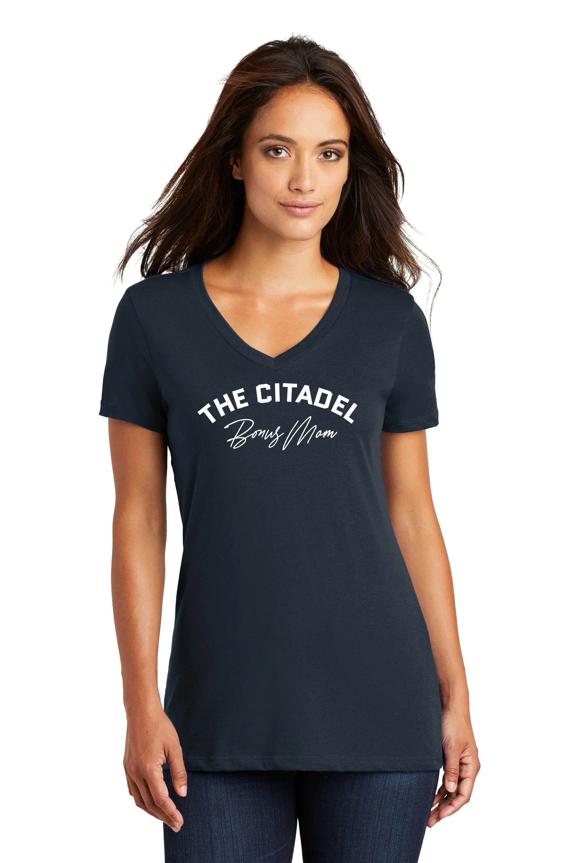 The Citadel, Bonus Mom Women’s V-Neck T-Shirt