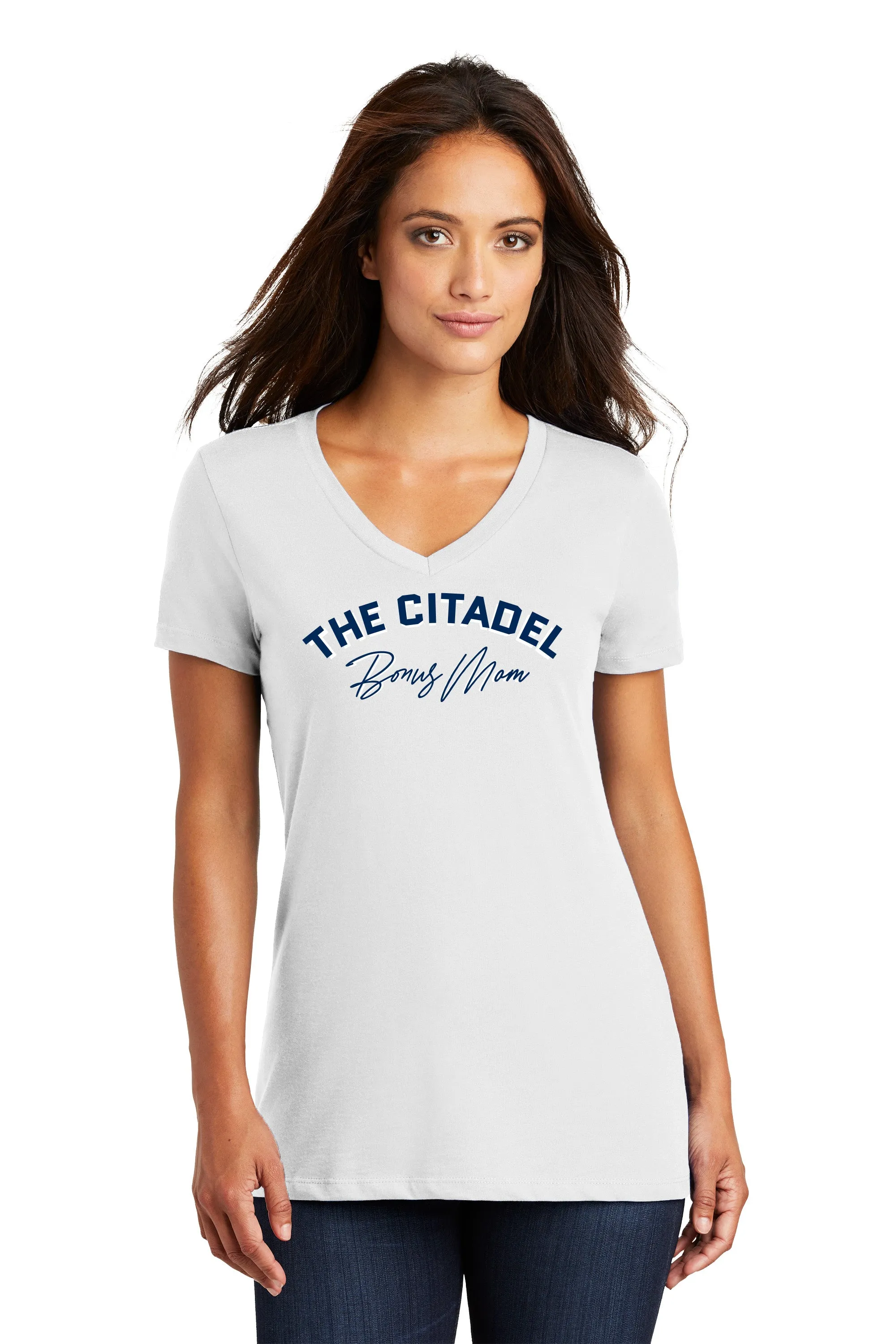 The Citadel, Bonus Mom Women’s V-Neck T-Shirt