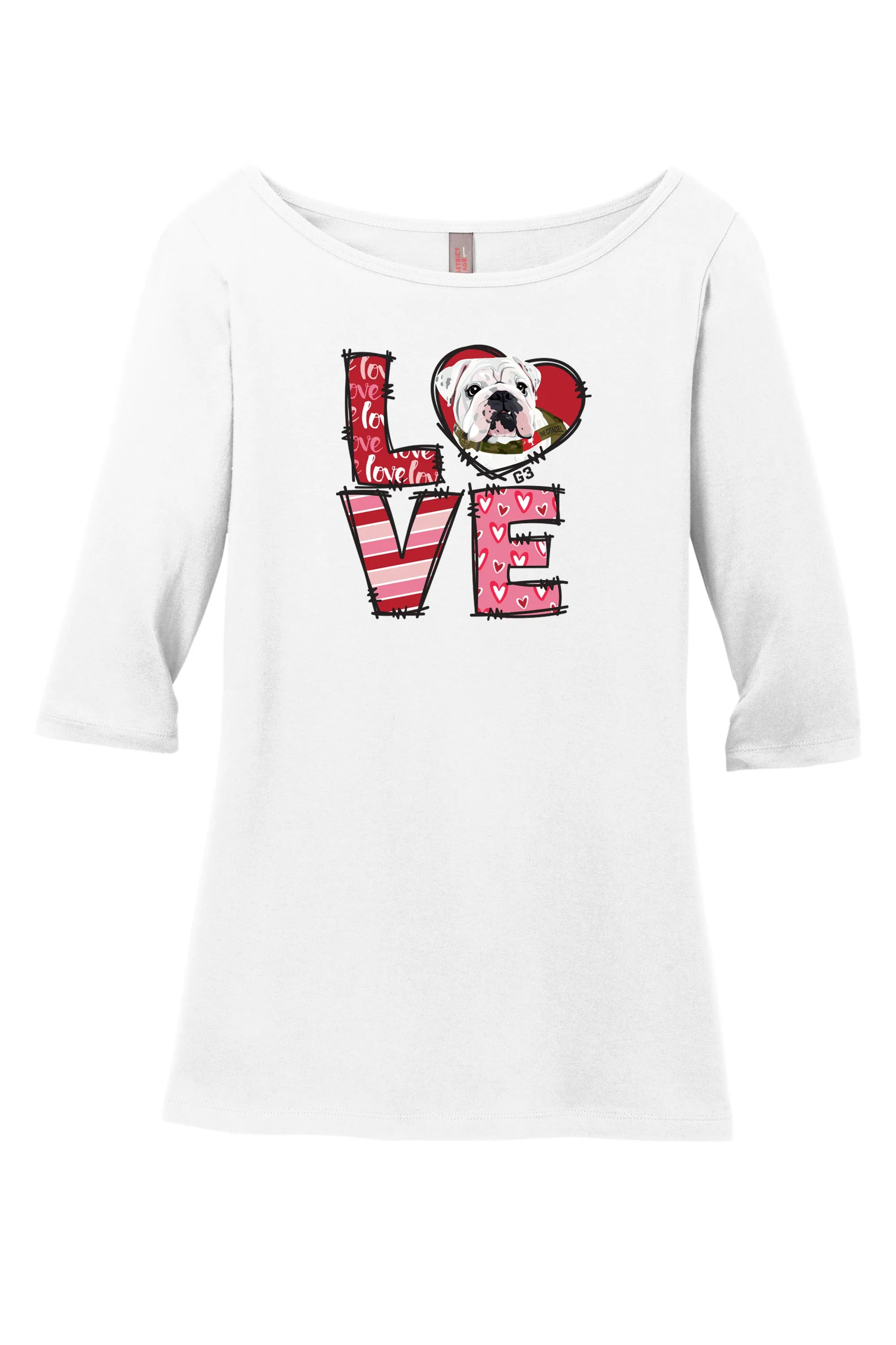 The Citadel, LOVE G3 Women’s Perfect Weight ® 3/4-Sleeve Tee Shirt