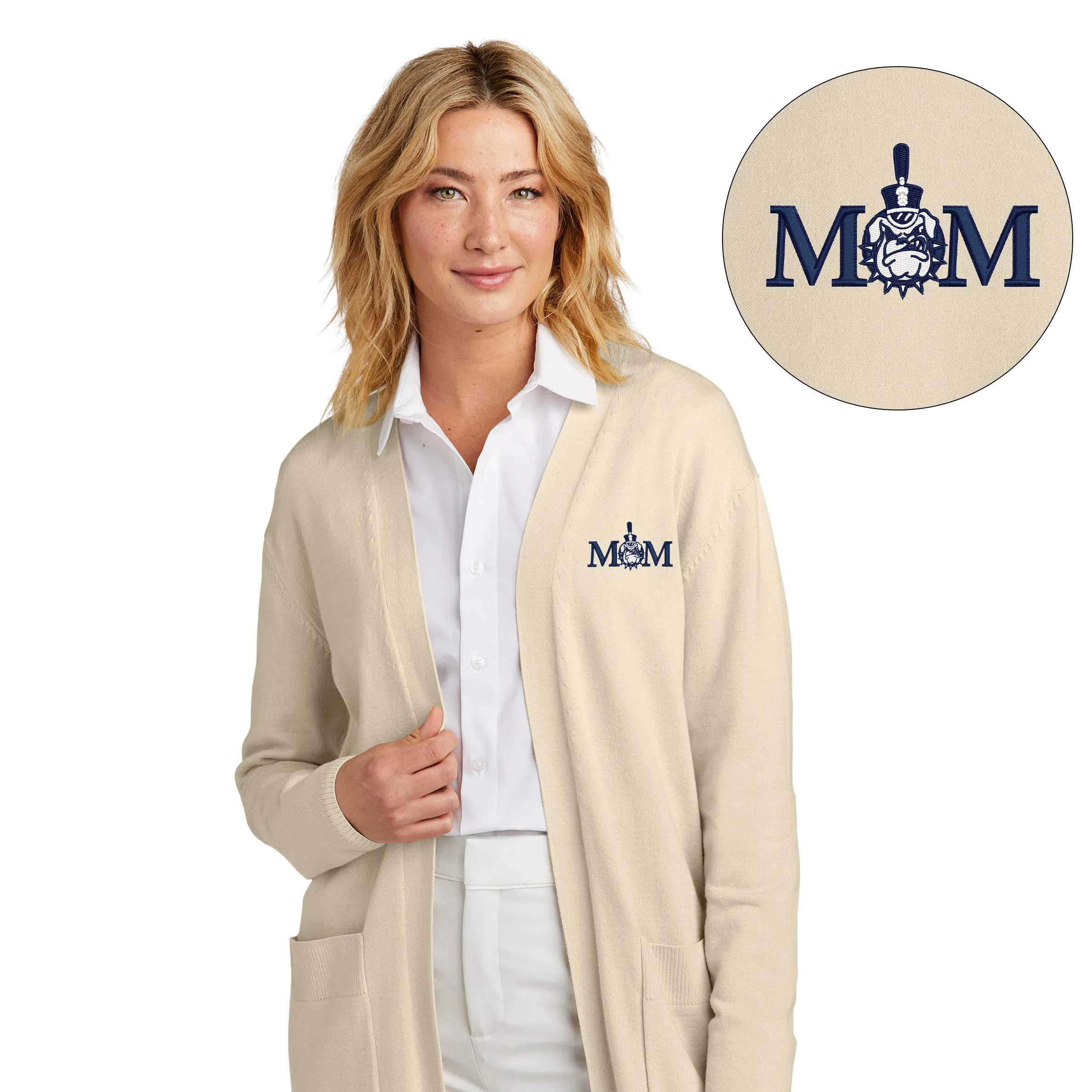 The Citadel, Mom and Spike, Mercer Mettle® Women’s Open-Front Cardigan Sweater