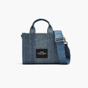 The Crystal Denim Small Tote Bag
