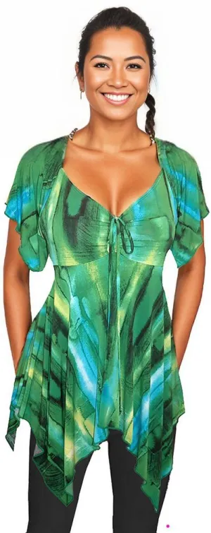 The Emerald V-Neck Top