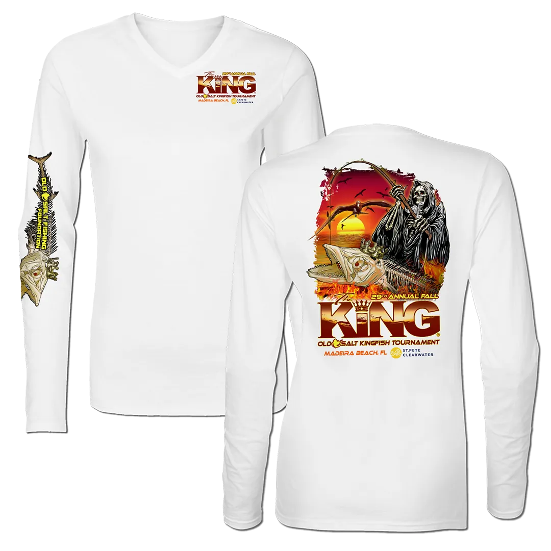 The KING - Fall 2022 - Ladies Long Sleeve Performance Shirt - Grey